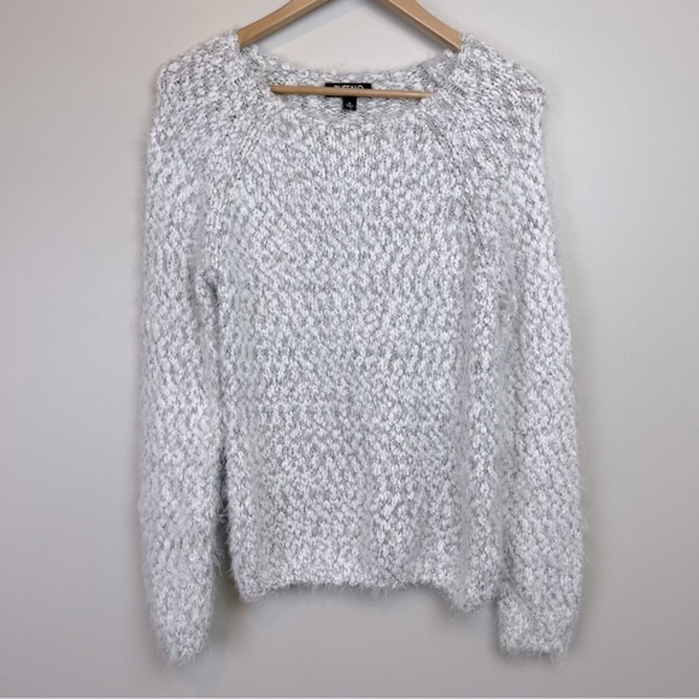 Buffalo David Bitton Nylon Blend Super Soft Fuzzy Sweater